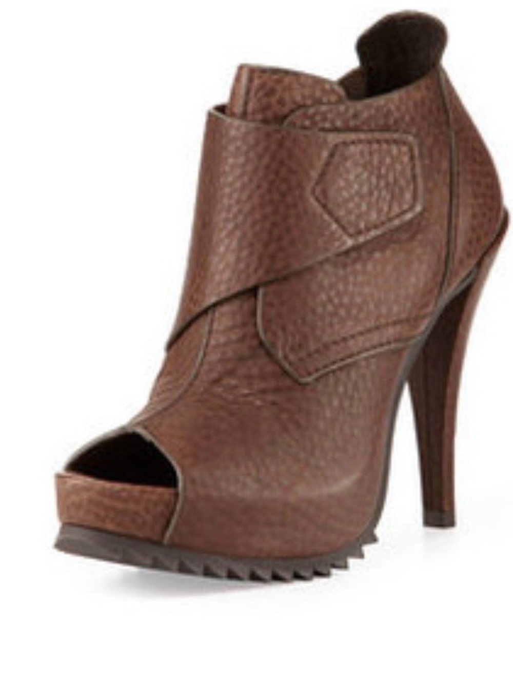 Chenoa Cervo Peep Toe Bootie in Silt